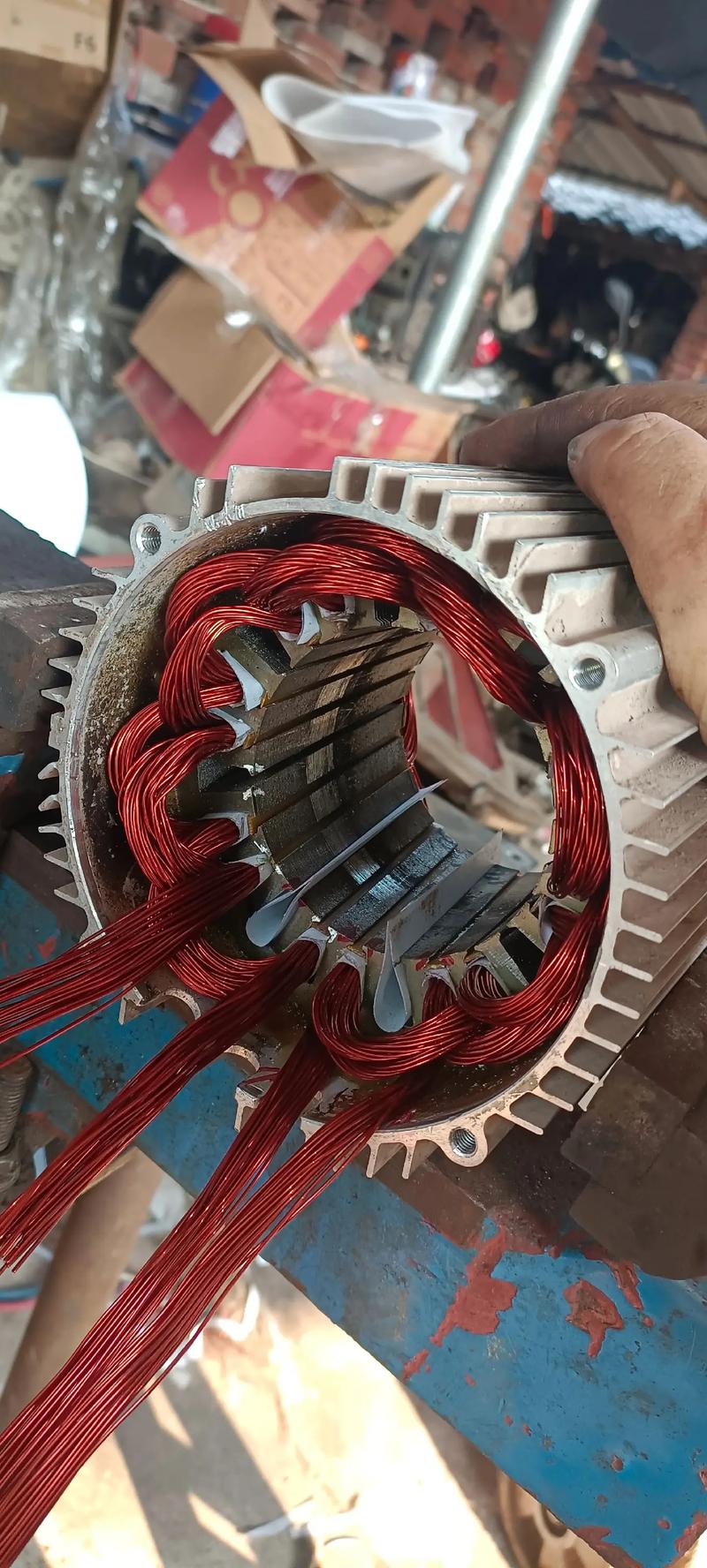 三輪車直流無刷電機修理!